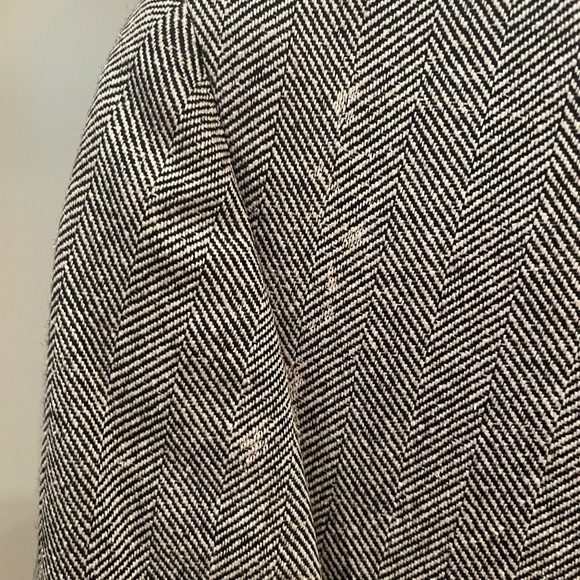 Blue Herringbone Sport Jacket - Picture 4 of 4